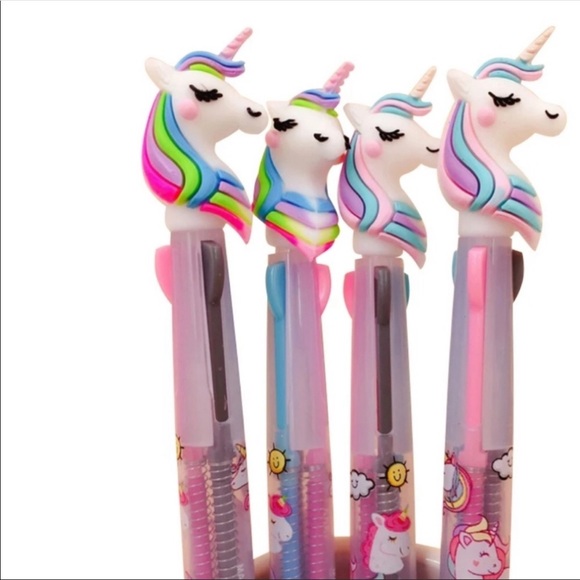 Other - 🦄Multicolored Ink Unicorn Pens🦄